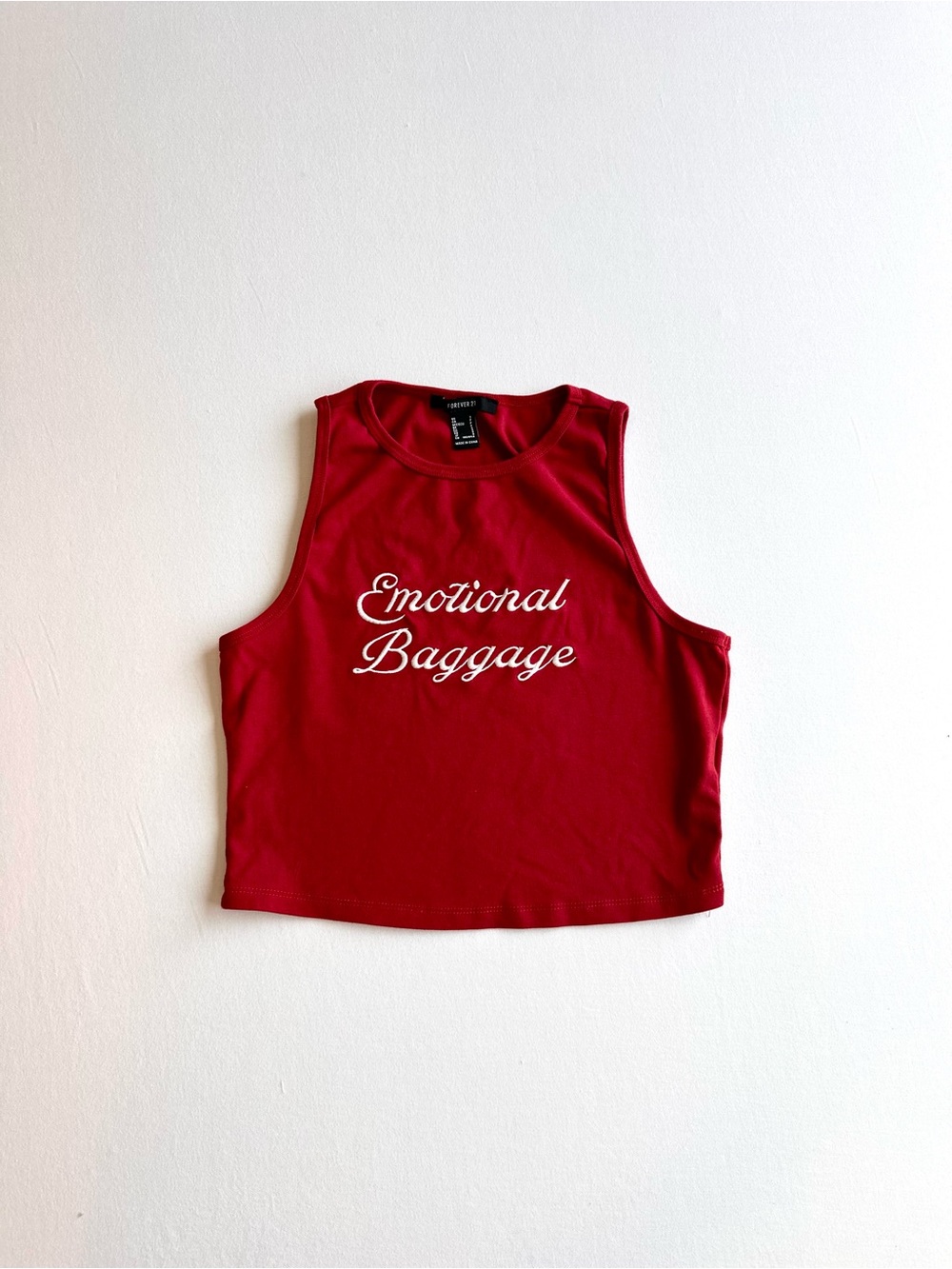 Forever 21 Emotional Baggage Tank